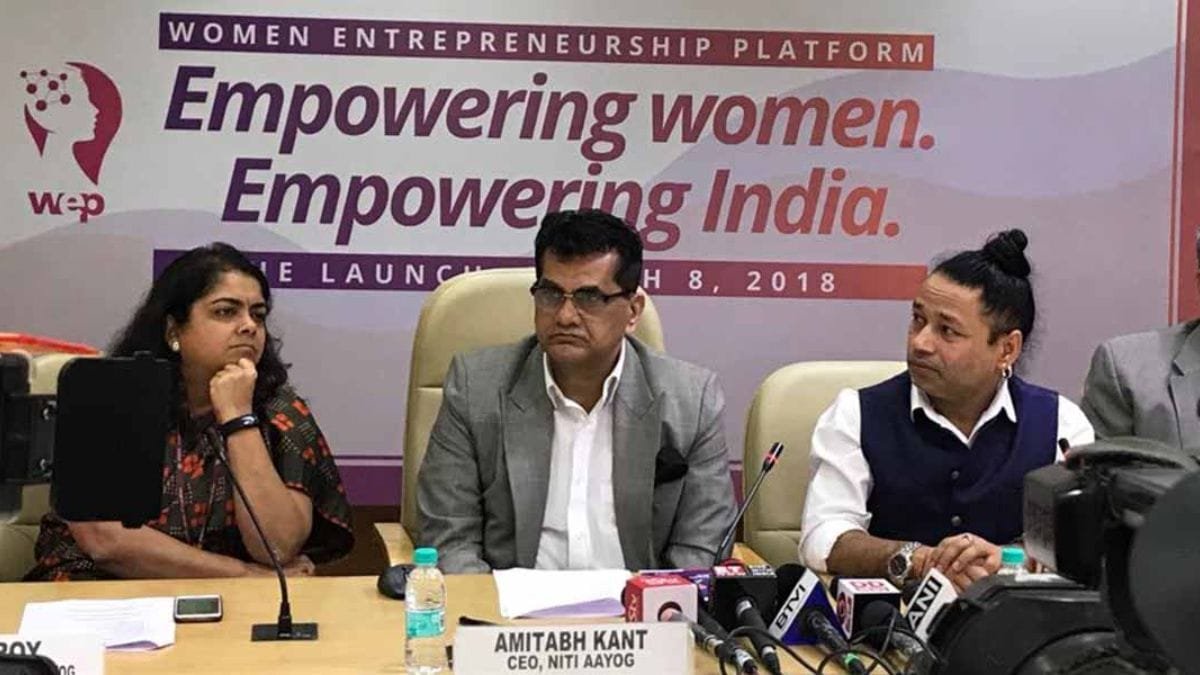 Women entrepreneurship platform NITI Aayog state workshop on women development