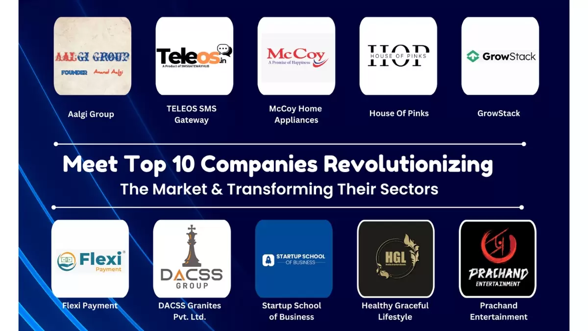 Meet Top 10 Companies Revolutionizing the Market and Transforming Their Sectors Meet Top 10 Companies Revolutionizing the Market and Transforming Their Sectors